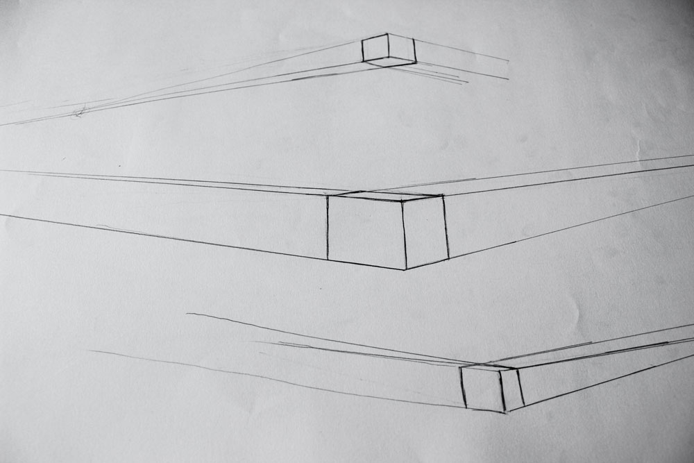 boxes in perspective