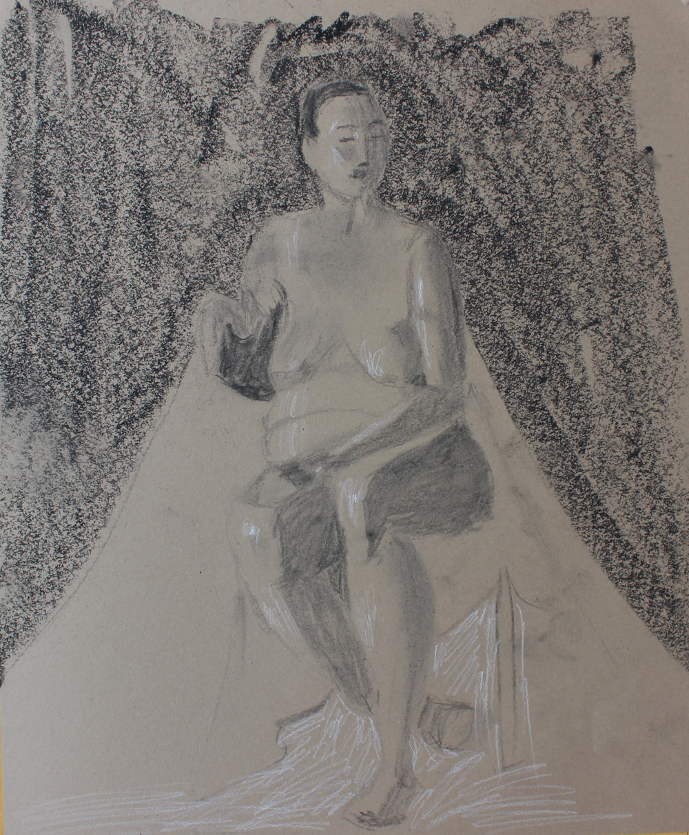 Female figure drawing