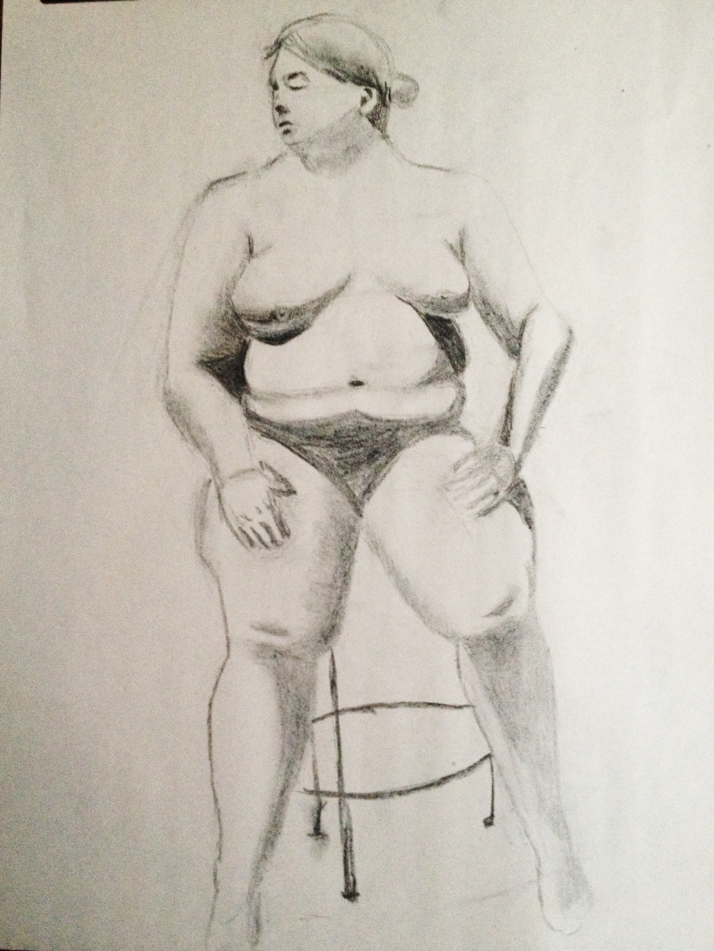 Female figure drawing