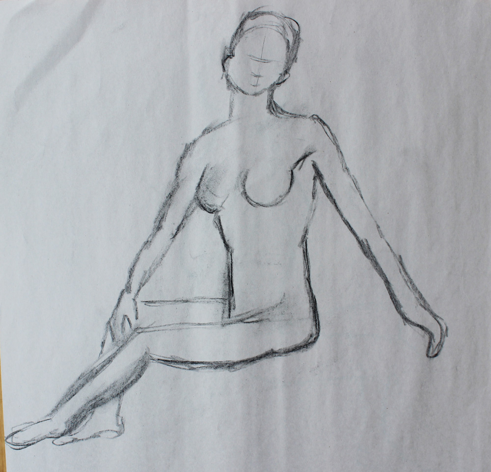 Female figure drawing