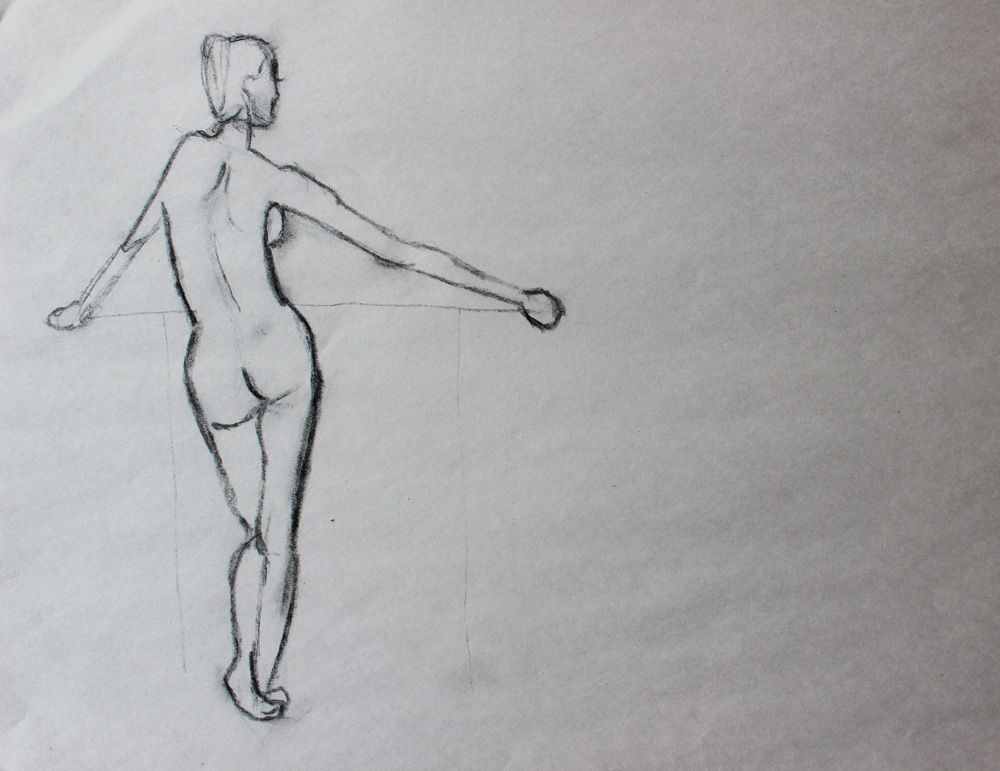 Female figure drawing