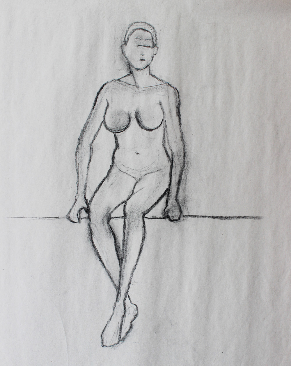 Female figure drawing