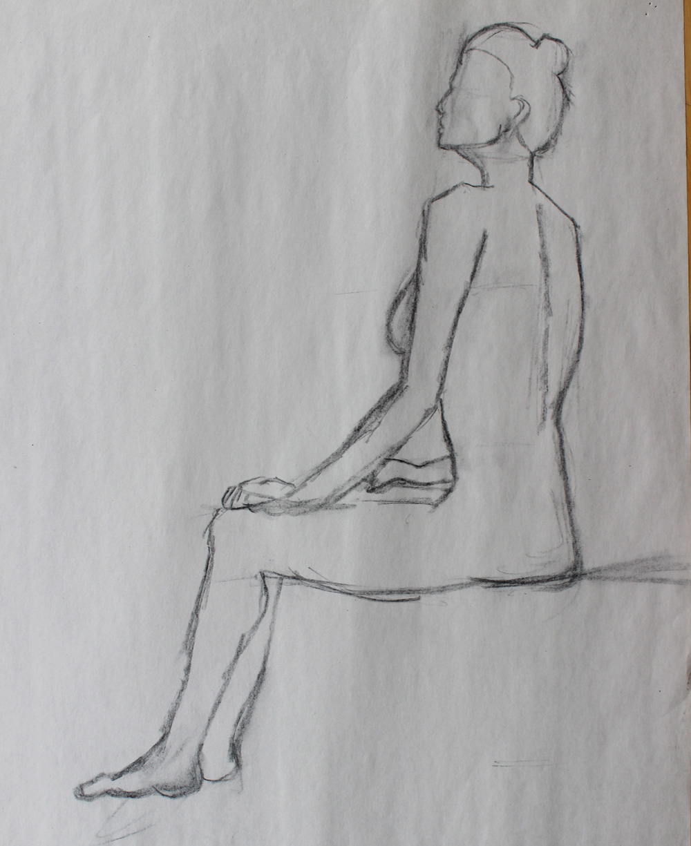 Female figure drawing