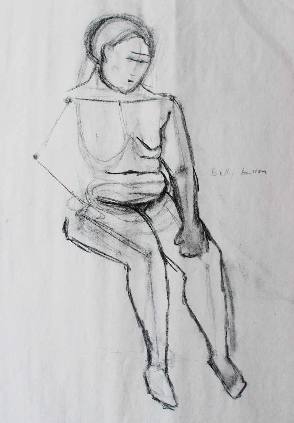 Female figure drawing