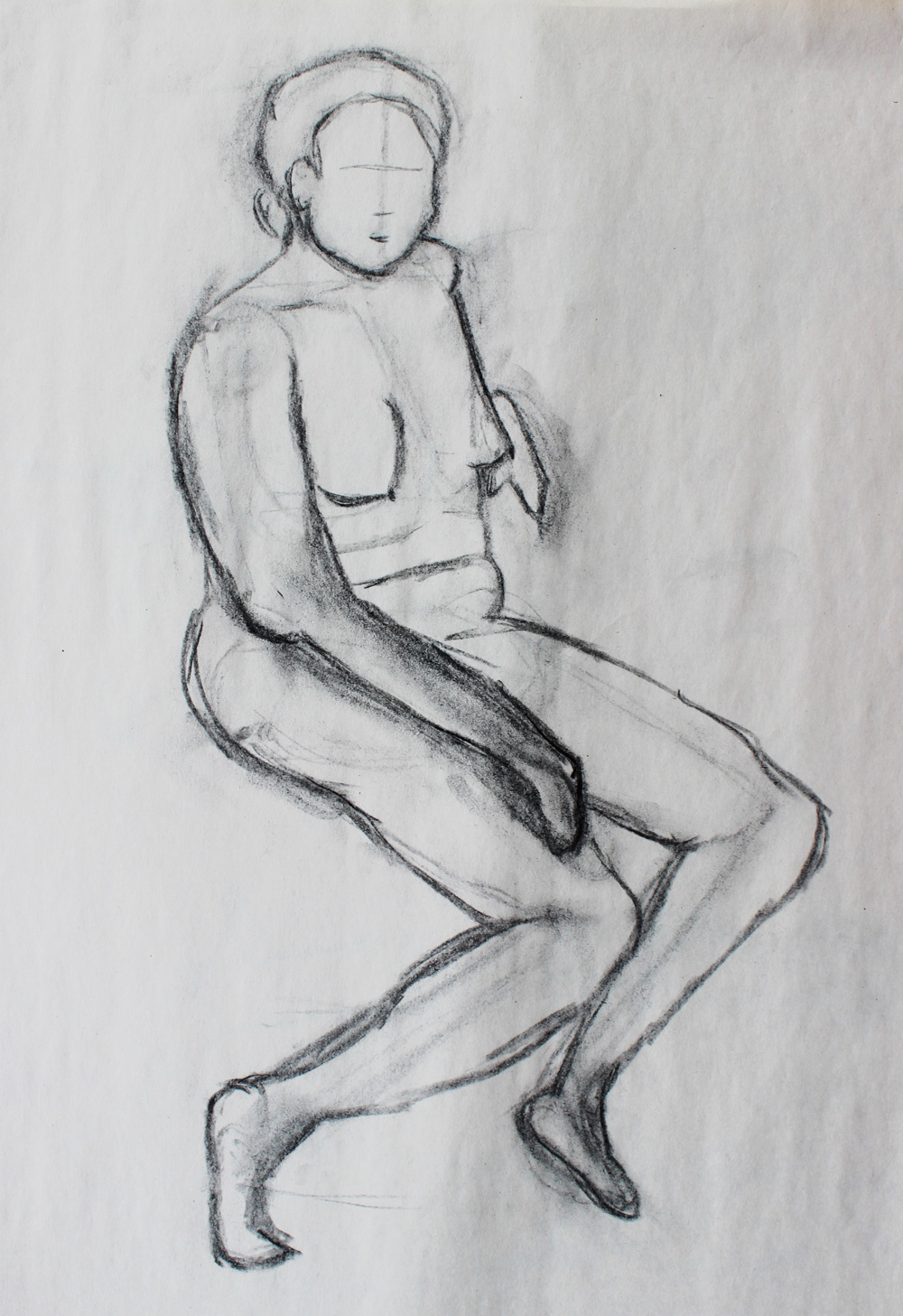 Female figure drawing