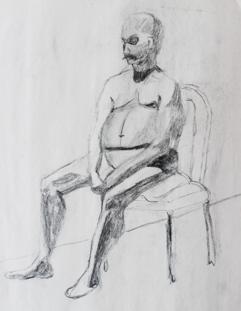 Male figure drawing