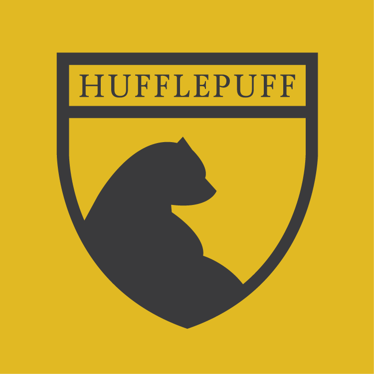 Hufflepuff House crest by Chloe Atchue-Mamlet