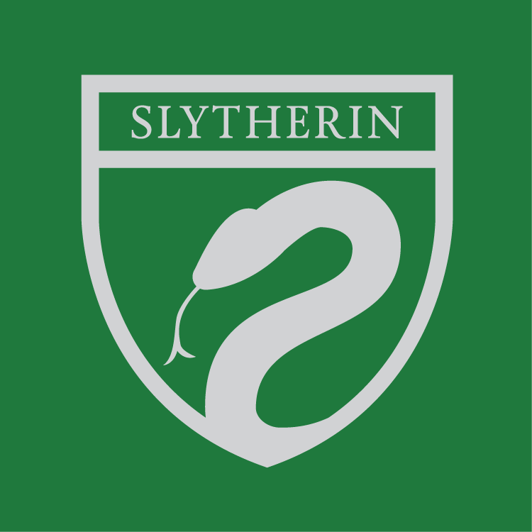 Slytherin House crest by Chloe Atchue-Mamlet