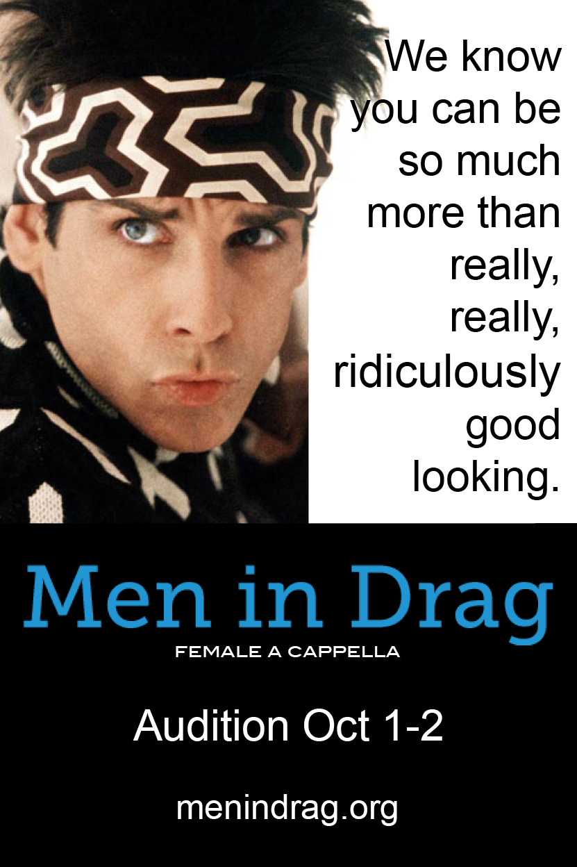 Zoolander audition poster