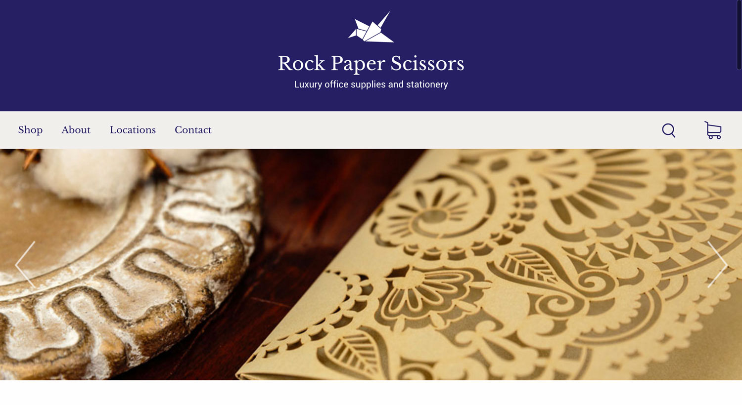 Rock Paper Scissors home page by Chloe Atchue-Mamlet